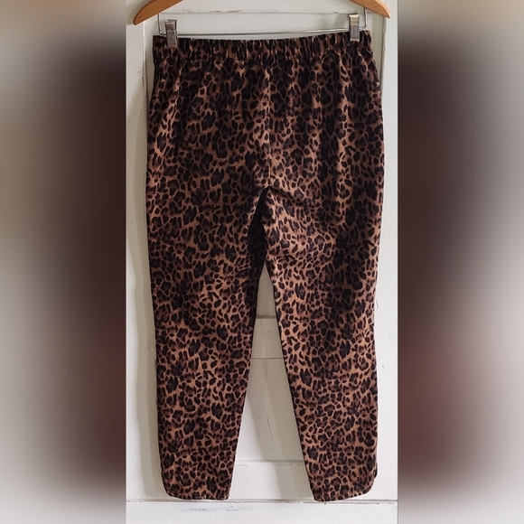 Isaac's Mizrahi Live! Women's Leopard Print Leggings | Sz 6 - Picture 2 of 6